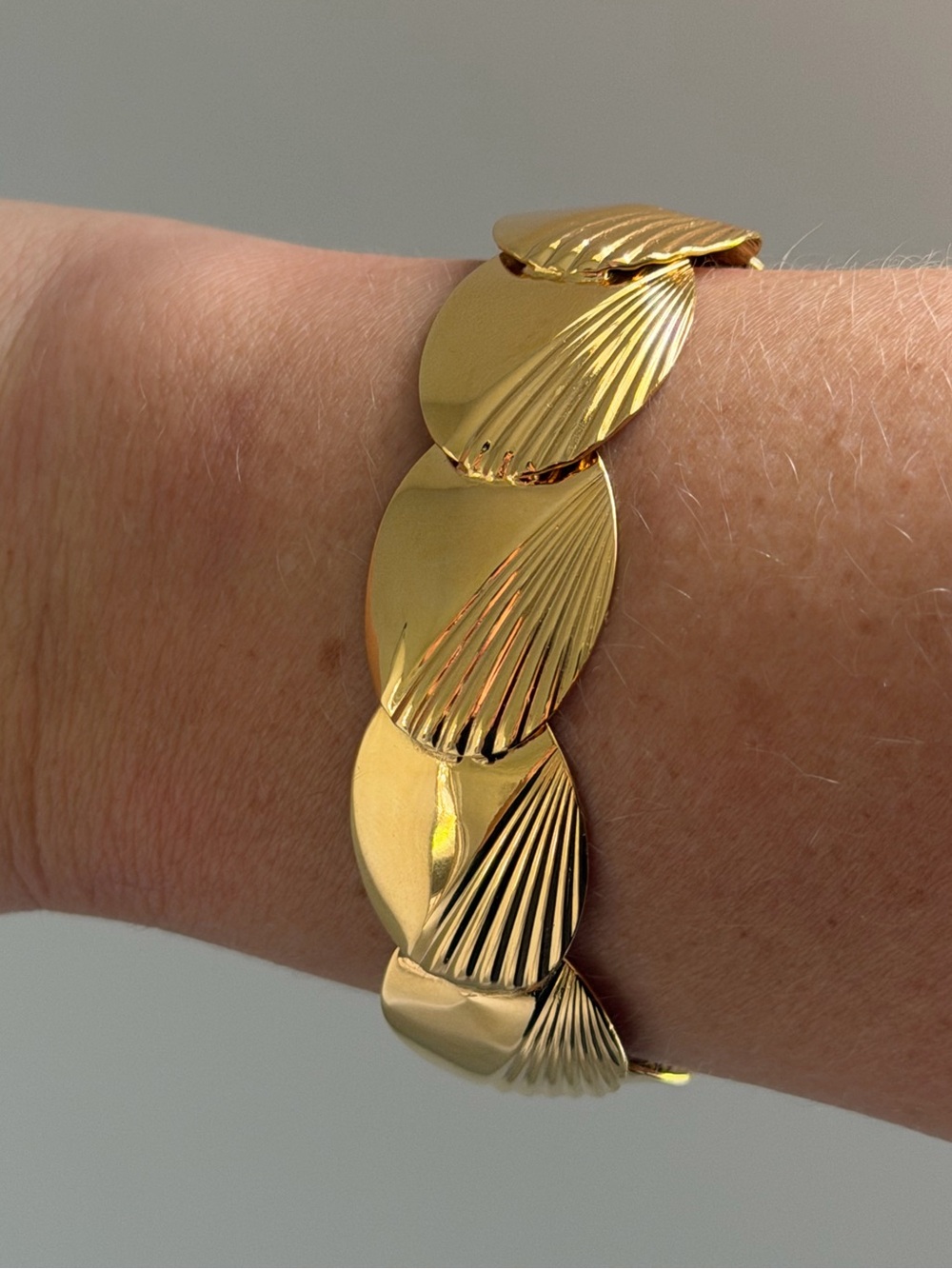 Vintage Napier Gold Cuff Women's Bracelet